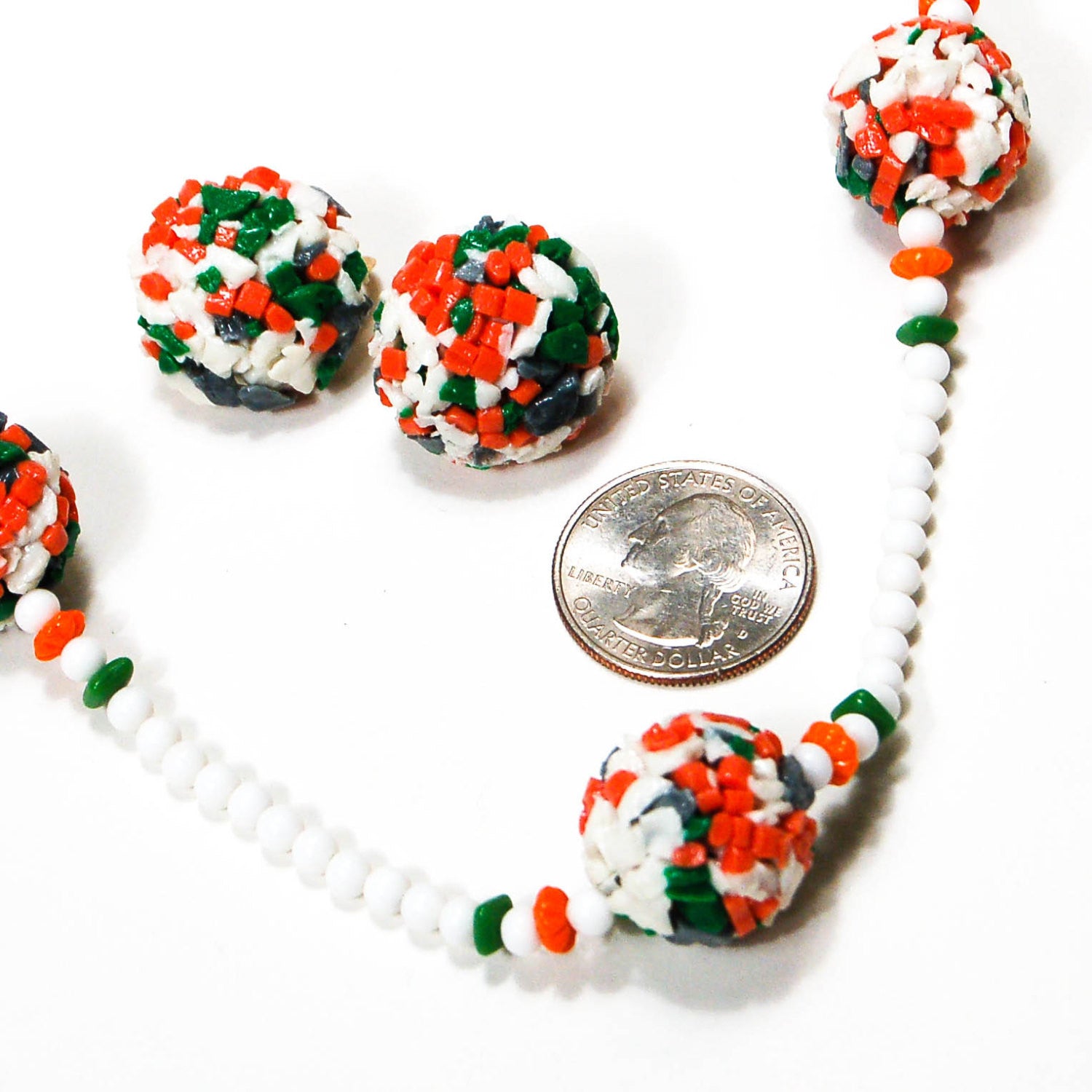 Colorful Glass Bead Necklace and Earrings Set by Castlecliff by Castlecliff - Vintage Meet Modern Vintage Jewelry - Chicago, Illinois - #oldhollywoodglamour #vintagemeetmodern #designervintage #jewelrybox #antiquejewelry #vintagejewelry