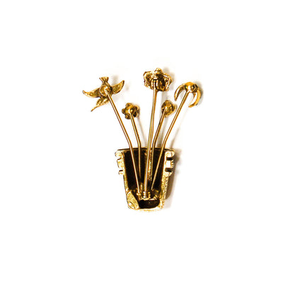 1950's Thimble Brooch by House of Schrager New York by Schrager - Vintage Meet Modern Vintage Jewelry - Chicago, Illinois - #oldhollywoodglamour #vintagemeetmodern #designervintage #jewelrybox #antiquejewelry #vintagejewelry