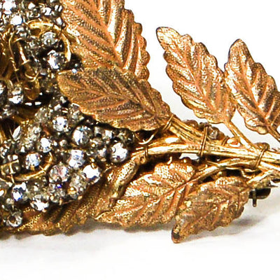 Rhinestone Flower Brooch by Josef Morten by Josef Morten - Vintage Meet Modern Vintage Jewelry - Chicago, Illinois - #oldhollywoodglamour #vintagemeetmodern #designervintage #jewelrybox #antiquejewelry #vintagejewelry