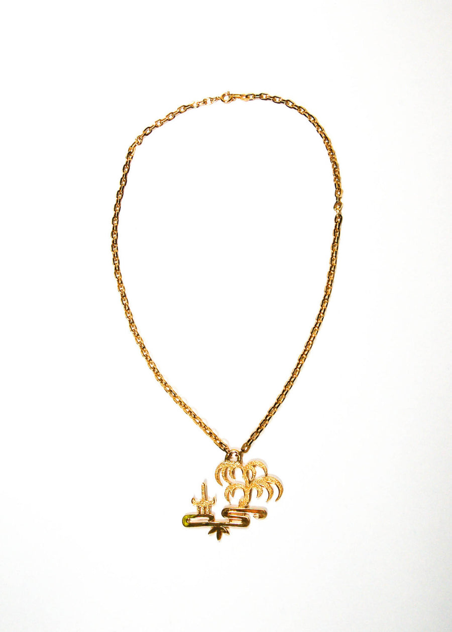 1970's Asian Inspired Pendant Necklace by Crown Trifari by Crown Trifari - Vintage Meet Modern Vintage Jewelry - Chicago, Illinois - #oldhollywoodglamour #vintagemeetmodern #designervintage #jewelrybox #antiquejewelry #vintagejewelry