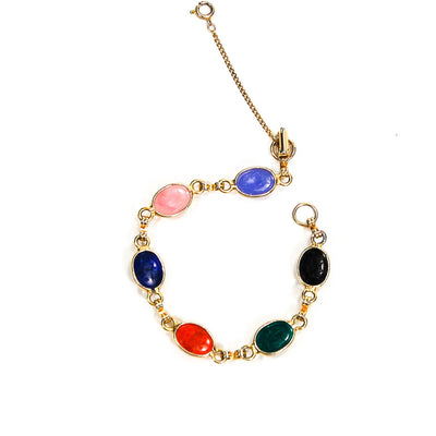1960's Colorful Scarab Bracelet by 1960s Vintage - Vintage Meet Modern Vintage Jewelry - Chicago, Illinois - #oldhollywoodglamour #vintagemeetmodern #designervintage #jewelrybox #antiquejewelry #vintagejewelry
