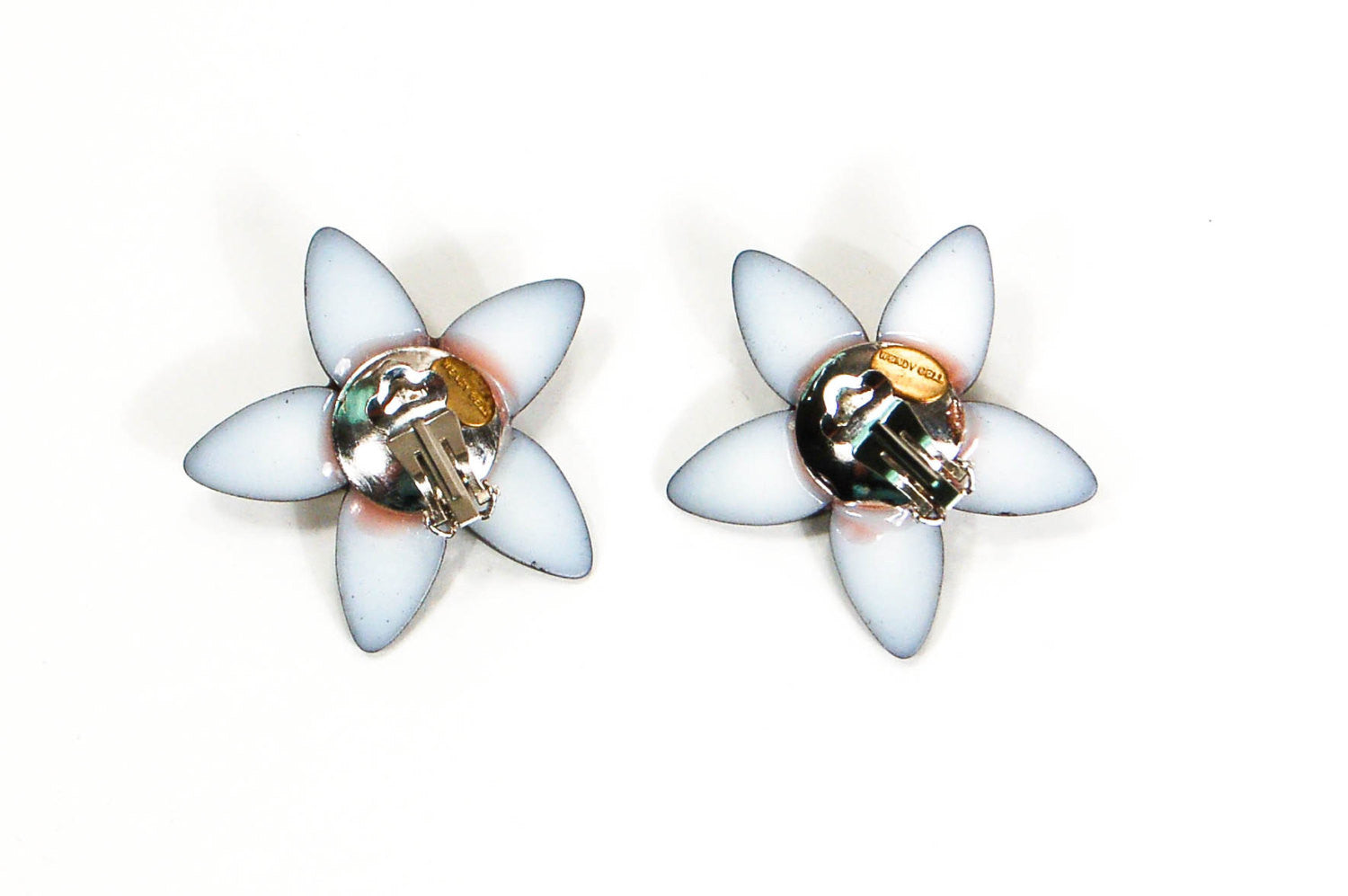 1980's Black Star Rhinestone Earrings by Wendy Gell by Wendy Gell - Vintage Meet Modern Vintage Jewelry - Chicago, Illinois - #oldhollywoodglamour #vintagemeetmodern #designervintage #jewelrybox #antiquejewelry #vintagejewelry