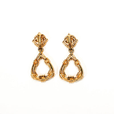 Door Knocker Style Rhinestone Earrings by Panetta by Panetta - Vintage Meet Modern Vintage Jewelry - Chicago, Illinois - #oldhollywoodglamour #vintagemeetmodern #designervintage #jewelrybox #antiquejewelry #vintagejewelry