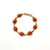 1950's  Red and Gold Fleck Bracelet