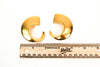 Over Sized Gold Tone Earrings by Clara Studio Inc by Clara Studio Inc - Vintage Meet Modern Vintage Jewelry - Chicago, Illinois - #oldhollywoodglamour #vintagemeetmodern #designervintage #jewelrybox #antiquejewelry #vintagejewelry