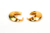 Over Sized Gold Tone Earrings by Clara Studio Inc by Clara Studio Inc - Vintage Meet Modern Vintage Jewelry - Chicago, Illinois - #oldhollywoodglamour #vintagemeetmodern #designervintage #jewelrybox #antiquejewelry #vintagejewelry