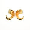 Over Sized Gold Tone Earrings by Clara Studio Inc by Clara Studio Inc - Vintage Meet Modern Vintage Jewelry - Chicago, Illinois - #oldhollywoodglamour #vintagemeetmodern #designervintage #jewelrybox #antiquejewelry #vintagejewelry