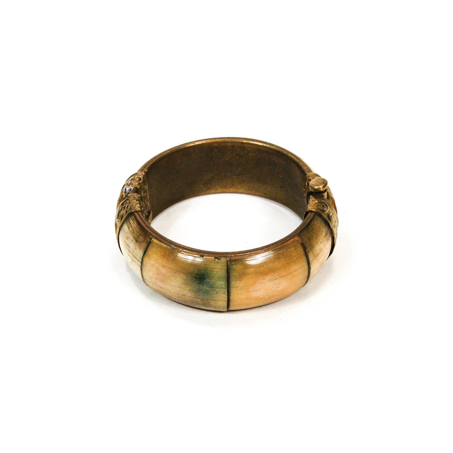 1970's Polished Bone Bangle by 1970's - Vintage Meet Modern Vintage Jewelry - Chicago, Illinois - #oldhollywoodglamour #vintagemeetmodern #designervintage #jewelrybox #antiquejewelry #vintagejewelry