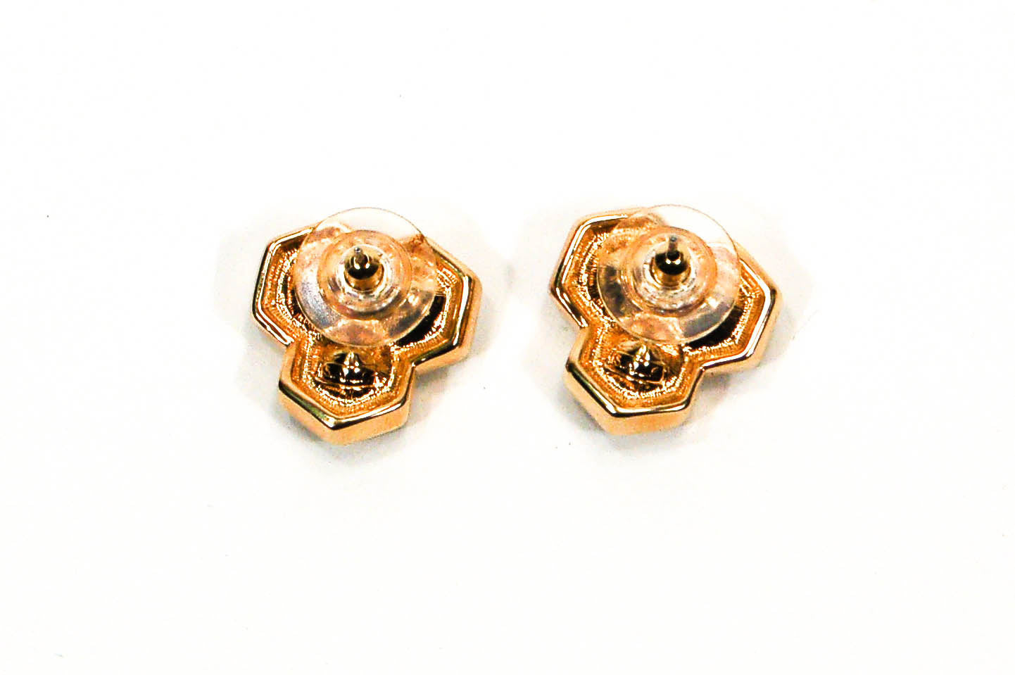 Hexagonal Blue Rhinestone Earrings by Swarovski by Swarovski - Vintage Meet Modern Vintage Jewelry - Chicago, Illinois - #oldhollywoodglamour #vintagemeetmodern #designervintage #jewelrybox #antiquejewelry #vintagejewelry