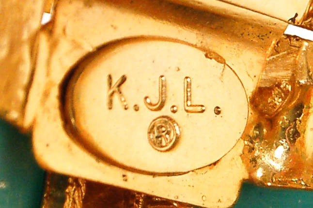 Coral and Turquoise Statement Bracelet by KJL by KJL - Vintage Meet Modern Vintage Jewelry - Chicago, Illinois - #oldhollywoodglamour #vintagemeetmodern #designervintage #jewelrybox #antiquejewelry #vintagejewelry