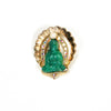 Gold Tone Rhinestone Buddha Brooch by 1960s Vintage - Vintage Meet Modern Vintage Jewelry - Chicago, Illinois - #oldhollywoodglamour #vintagemeetmodern #designervintage #jewelrybox #antiquejewelry #vintagejewelry