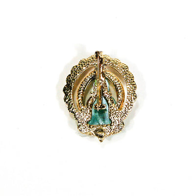 Gold Tone Rhinestone Buddha Brooch by 1960s Vintage - Vintage Meet Modern Vintage Jewelry - Chicago, Illinois - #oldhollywoodglamour #vintagemeetmodern #designervintage #jewelrybox #antiquejewelry #vintagejewelry