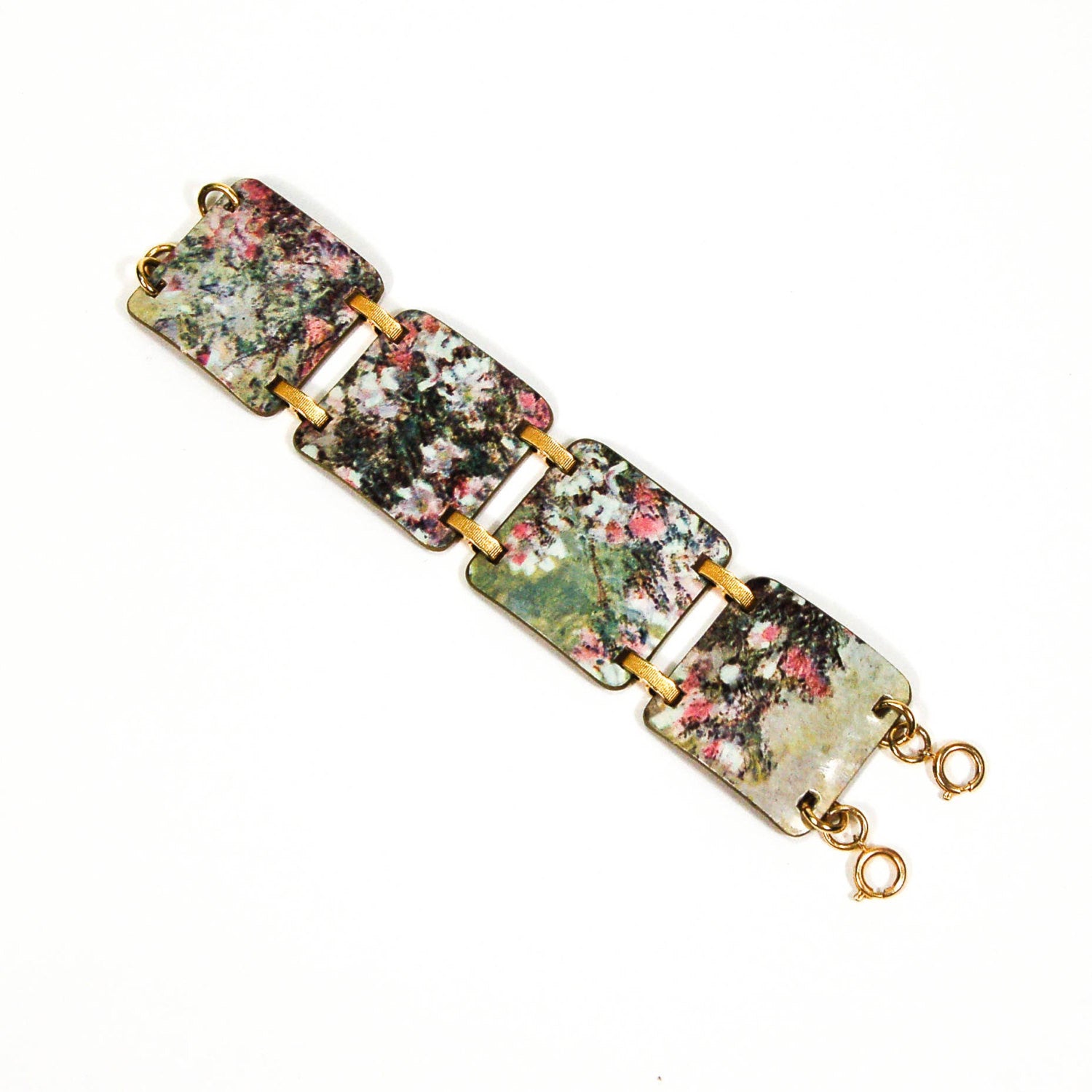 1960's Abstract Colorful Enamel and Copper Bracelet by 1960s Vintage - Vintage Meet Modern Vintage Jewelry - Chicago, Illinois - #oldhollywoodglamour #vintagemeetmodern #designervintage #jewelrybox #antiquejewelry #vintagejewelry