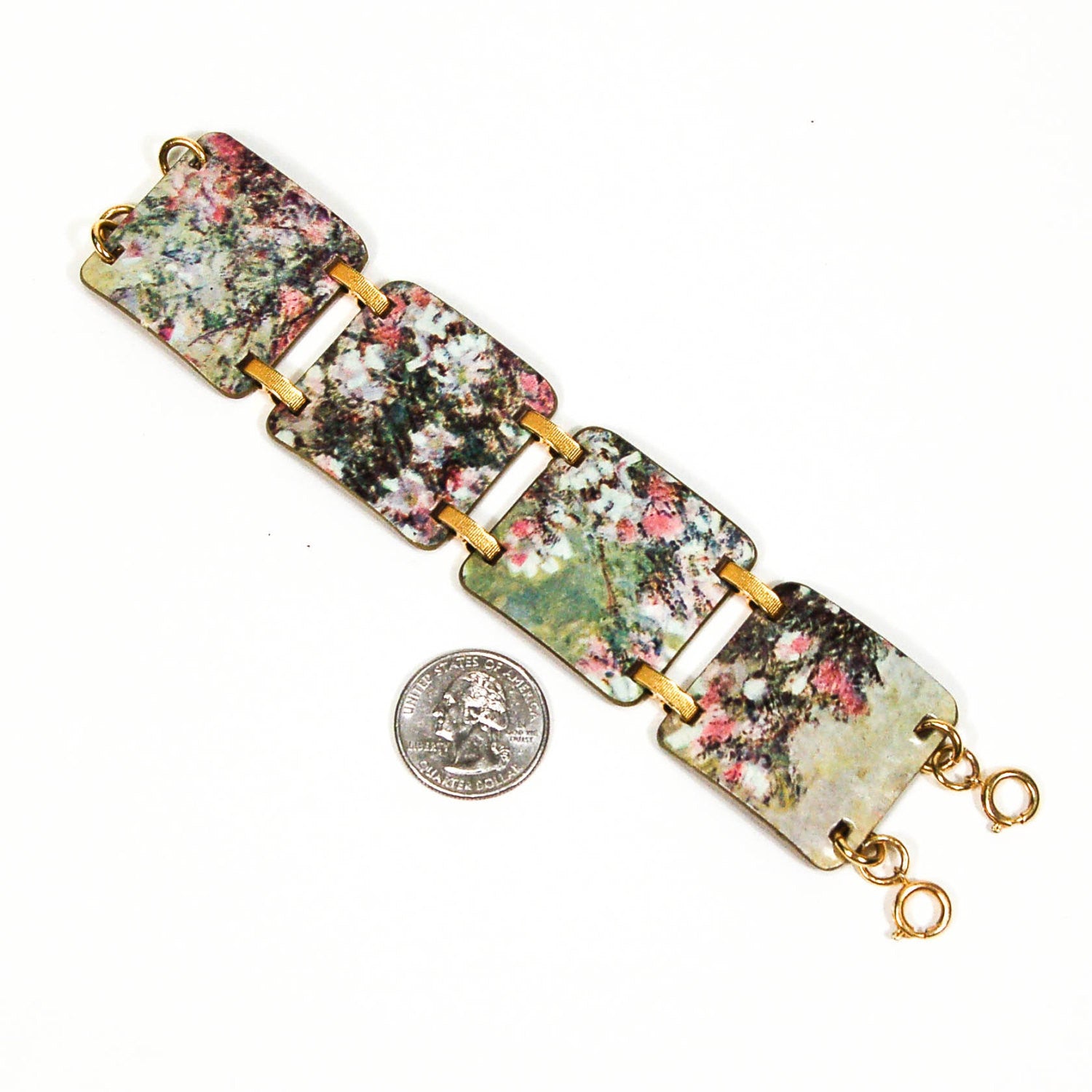 1960's Abstract Colorful Enamel and Copper Bracelet by 1960s Vintage - Vintage Meet Modern Vintage Jewelry - Chicago, Illinois - #oldhollywoodglamour #vintagemeetmodern #designervintage #jewelrybox #antiquejewelry #vintagejewelry