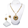 Lemon Quartz Filigree Rhinestone Necklace and Earrings Set by 1950's - Vintage Meet Modern Vintage Jewelry - Chicago, Illinois - #oldhollywoodglamour #vintagemeetmodern #designervintage #jewelrybox #antiquejewelry #vintagejewelry