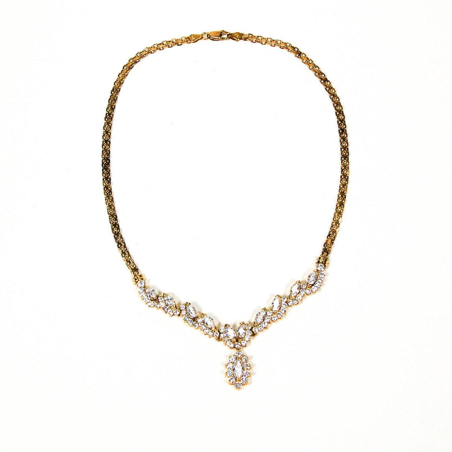 Glitz and Glam Diamonite CZ Necklace by Suzanne Somers by Suzanne Somers - Vintage Meet Modern Vintage Jewelry - Chicago, Illinois - #oldhollywoodglamour #vintagemeetmodern #designervintage #jewelrybox #antiquejewelry #vintagejewelry