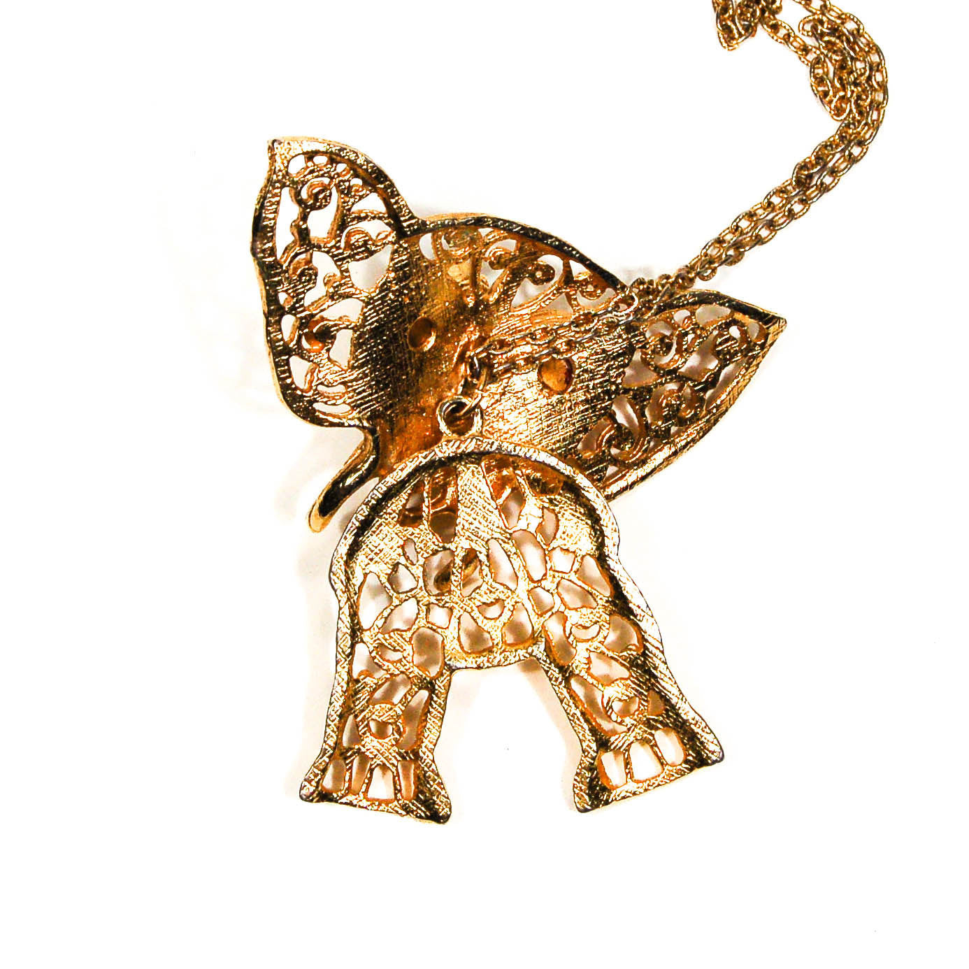 Juliana Elephant Pendant Statement Necklace by Juliana D & E - Vintage Meet Modern Vintage Jewelry - Chicago, Illinois - #oldhollywoodglamour #vintagemeetmodern #designervintage #jewelrybox #antiquejewelry #vintagejewelry