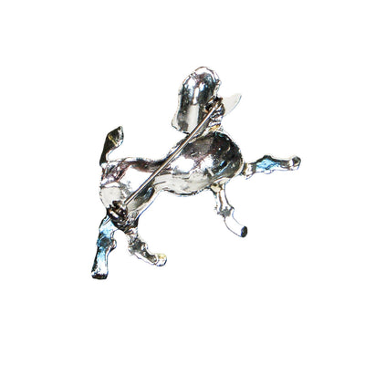 Rhinestone Poodle Brooch by Unsigned Beauty - Vintage Meet Modern Vintage Jewelry - Chicago, Illinois - #oldhollywoodglamour #vintagemeetmodern #designervintage #jewelrybox #antiquejewelry #vintagejewelry