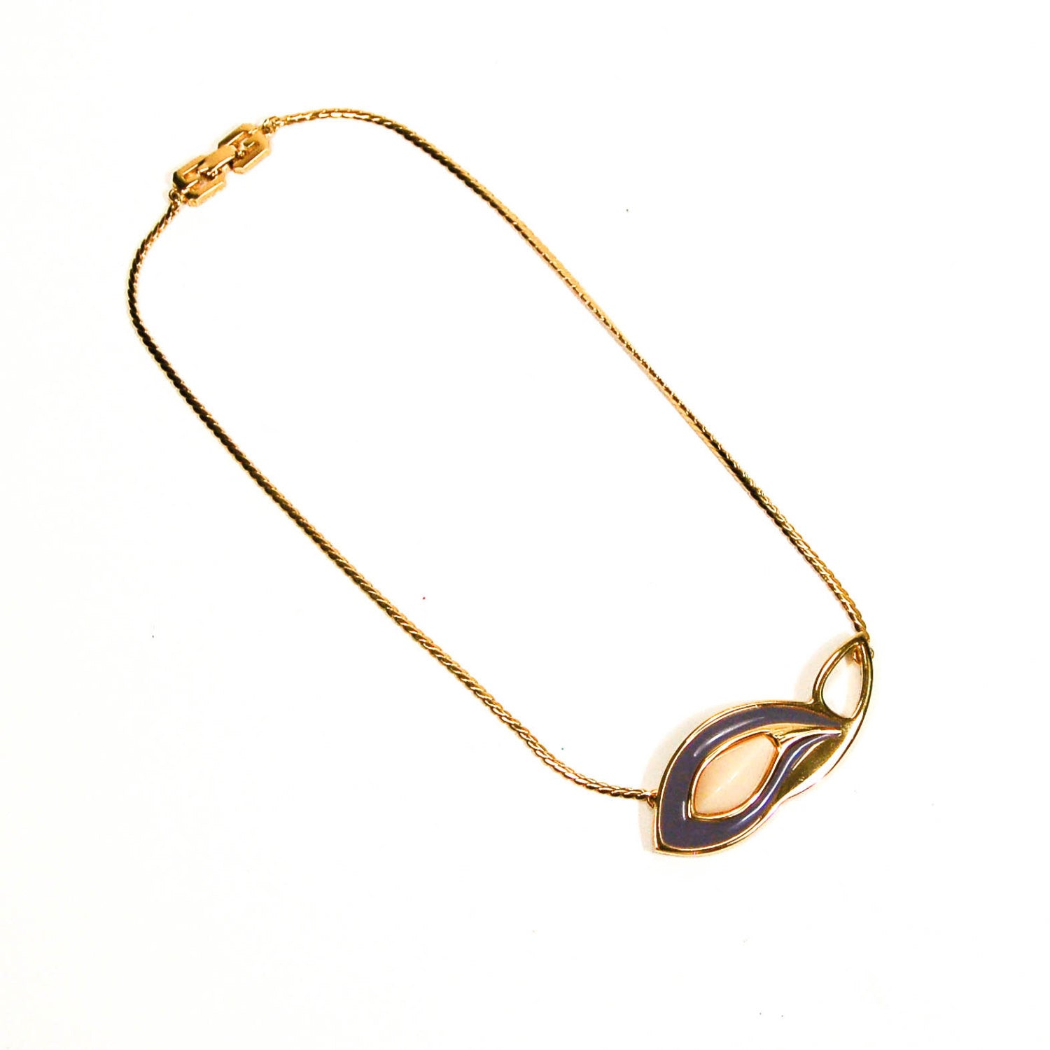 1980's Abstract Necklace by Givenchy by Givenchy - Vintage Meet Modern Vintage Jewelry - Chicago, Illinois - #oldhollywoodglamour #vintagemeetmodern #designervintage #jewelrybox #antiquejewelry #vintagejewelry