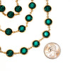 1980's Emerald Green Crystal Necklace by Swarovski by Swarovski - Vintage Meet Modern Vintage Jewelry - Chicago, Illinois - #oldhollywoodglamour #vintagemeetmodern #designervintage #jewelrybox #antiquejewelry #vintagejewelry