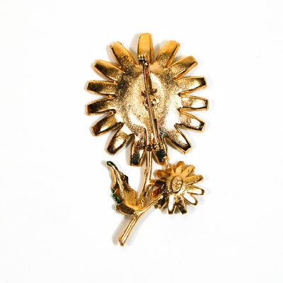 Weiss Daisy Brooch, Vintage Designer Jewelry by Weiss - Vintage Meet Modern Vintage Jewelry - Chicago, Illinois - #oldhollywoodglamour #vintagemeetmodern #designervintage #jewelrybox #antiquejewelry #vintagejewelry