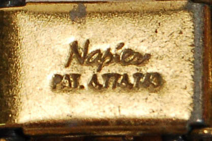 Textured Chevron Gold Collar Necklace by Napier by Napier - Vintage Meet Modern Vintage Jewelry - Chicago, Illinois - #oldhollywoodglamour #vintagemeetmodern #designervintage #jewelrybox #antiquejewelry #vintagejewelry