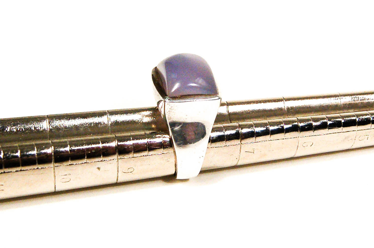 Modernist Lavender Sterling Silver Ring by Sterling Silver - Vintage Meet Modern Vintage Jewelry - Chicago, Illinois - #oldhollywoodglamour #vintagemeetmodern #designervintage #jewelrybox #antiquejewelry #vintagejewelry