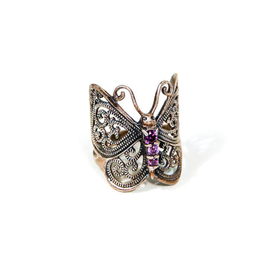 Sterling Silver Butterfly Ring by Sterling Silver - Vintage Meet Modern Vintage Jewelry - Chicago, Illinois - #oldhollywoodglamour #vintagemeetmodern #designervintage #jewelrybox #antiquejewelry #vintagejewelry