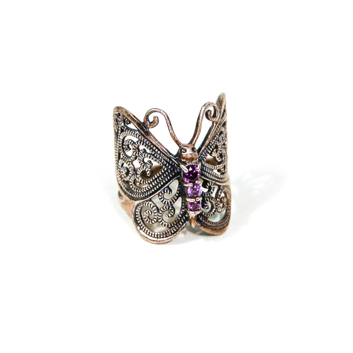 Sterling Silver Butterfly Ring