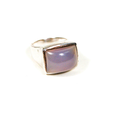 Modernist Lavender Sterling Silver Ring by Sterling Silver - Vintage Meet Modern Vintage Jewelry - Chicago, Illinois - #oldhollywoodglamour #vintagemeetmodern #designervintage #jewelrybox #antiquejewelry #vintagejewelry