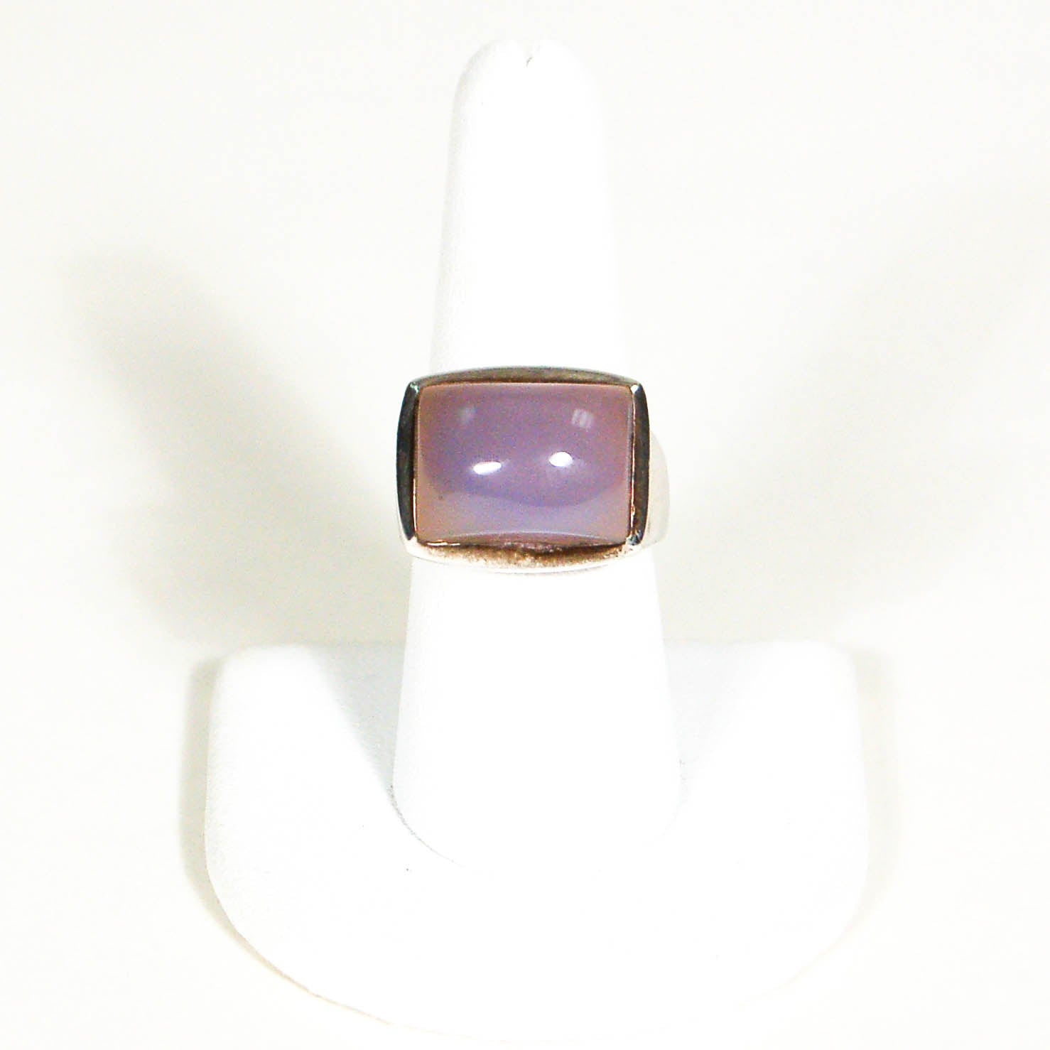 Modernist Lavender Sterling Silver Ring by Sterling Silver - Vintage Meet Modern Vintage Jewelry - Chicago, Illinois - #oldhollywoodglamour #vintagemeetmodern #designervintage #jewelrybox #antiquejewelry #vintagejewelry
