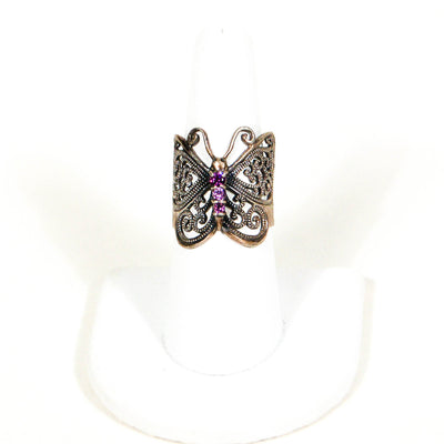 Sterling Silver Butterfly Ring by Sterling Silver - Vintage Meet Modern Vintage Jewelry - Chicago, Illinois - #oldhollywoodglamour #vintagemeetmodern #designervintage #jewelrybox #antiquejewelry #vintagejewelry