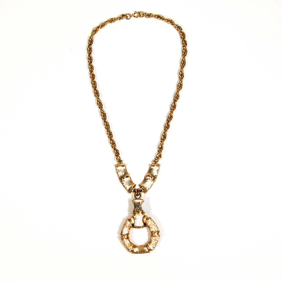 Gold Bamboo Necklace by Napier