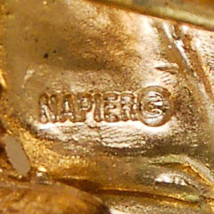 Napier Golden Grapes Brooch by Napier - Vintage Meet Modern Vintage Jewelry - Chicago, Illinois - #oldhollywoodglamour #vintagemeetmodern #designervintage #jewelrybox #antiquejewelry #vintagejewelry