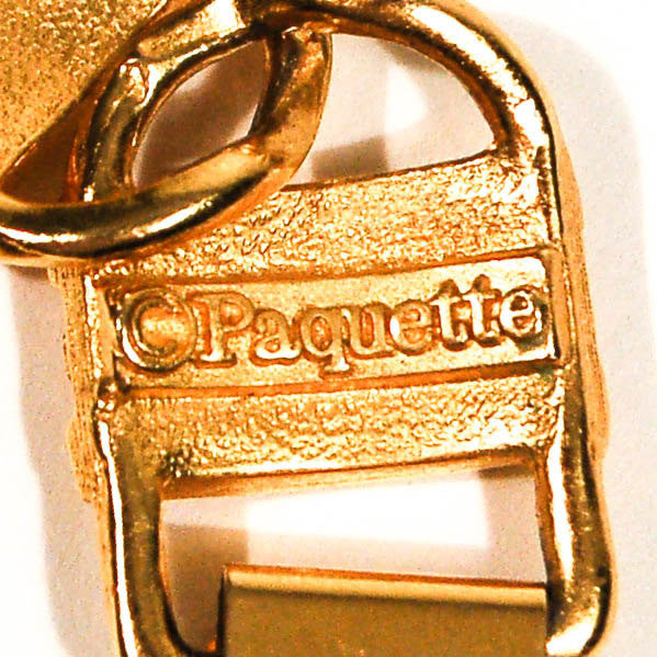 Paquette Etruscan Inspired Gold Statement Necklace by Paquette - Vintage Meet Modern Vintage Jewelry - Chicago, Illinois - #oldhollywoodglamour #vintagemeetmodern #designervintage #jewelrybox #antiquejewelry #vintagejewelry