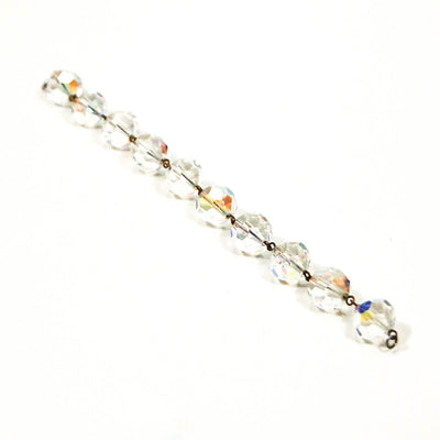 Aurora Borealis Faceted Crystal Bracelet by Aurora Borealis - Vintage Meet Modern Vintage Jewelry - Chicago, Illinois - #oldhollywoodglamour #vintagemeetmodern #designervintage #jewelrybox #antiquejewelry #vintagejewelry