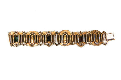Victorian Revival Statement Bracelet by Unsigned Beauty - Vintage Meet Modern Vintage Jewelry - Chicago, Illinois - #oldhollywoodglamour #vintagemeetmodern #designervintage #jewelrybox #antiquejewelry #vintagejewelry