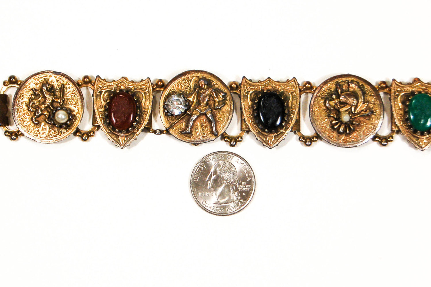 Victorian Revival Statement Bracelet by Unsigned Beauty - Vintage Meet Modern Vintage Jewelry - Chicago, Illinois - #oldhollywoodglamour #vintagemeetmodern #designervintage #jewelrybox #antiquejewelry #vintagejewelry