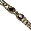 1960s Iris Glass Rhinestone Bracelet by 1960s Vintage - Vintage Meet Modern Vintage Jewelry - Chicago, Illinois - #oldhollywoodglamour #vintagemeetmodern #designervintage #jewelrybox #antiquejewelry #vintagejewelry
