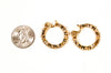 Gold Tone Pearl and Rhinestone Hoop Earrings by Monet by Monet - Vintage Meet Modern Vintage Jewelry - Chicago, Illinois - #oldhollywoodglamour #vintagemeetmodern #designervintage #jewelrybox #antiquejewelry #vintagejewelry