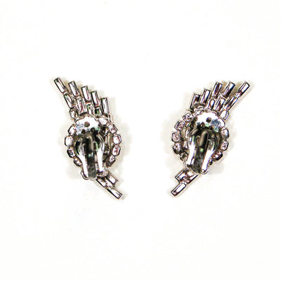 1950's Rhinestone Spray Earrings by 1950's - Vintage Meet Modern Vintage Jewelry - Chicago, Illinois - #oldhollywoodglamour #vintagemeetmodern #designervintage #jewelrybox #antiquejewelry #vintagejewelry
