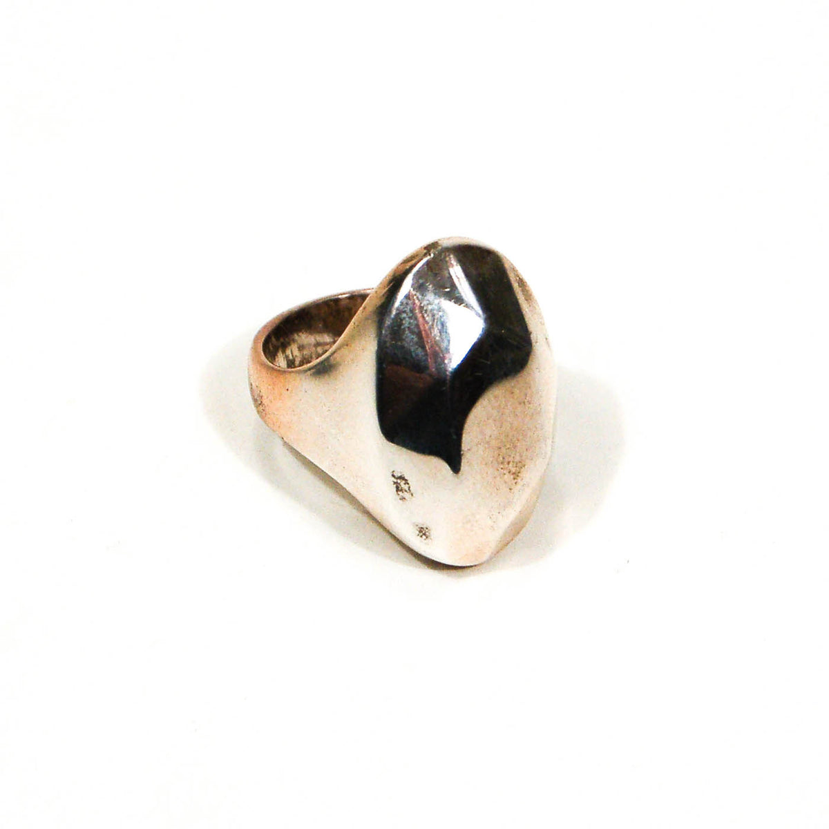 Sterling Silver Oval Mod Statement Ring