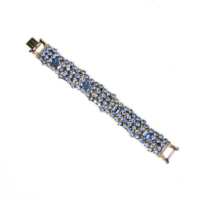 1960's Baby Blue Rhinestone Bracelet by 1960s Vintage - Vintage Meet Modern Vintage Jewelry - Chicago, Illinois - #oldhollywoodglamour #vintagemeetmodern #designervintage #jewelrybox #antiquejewelry #vintagejewelry