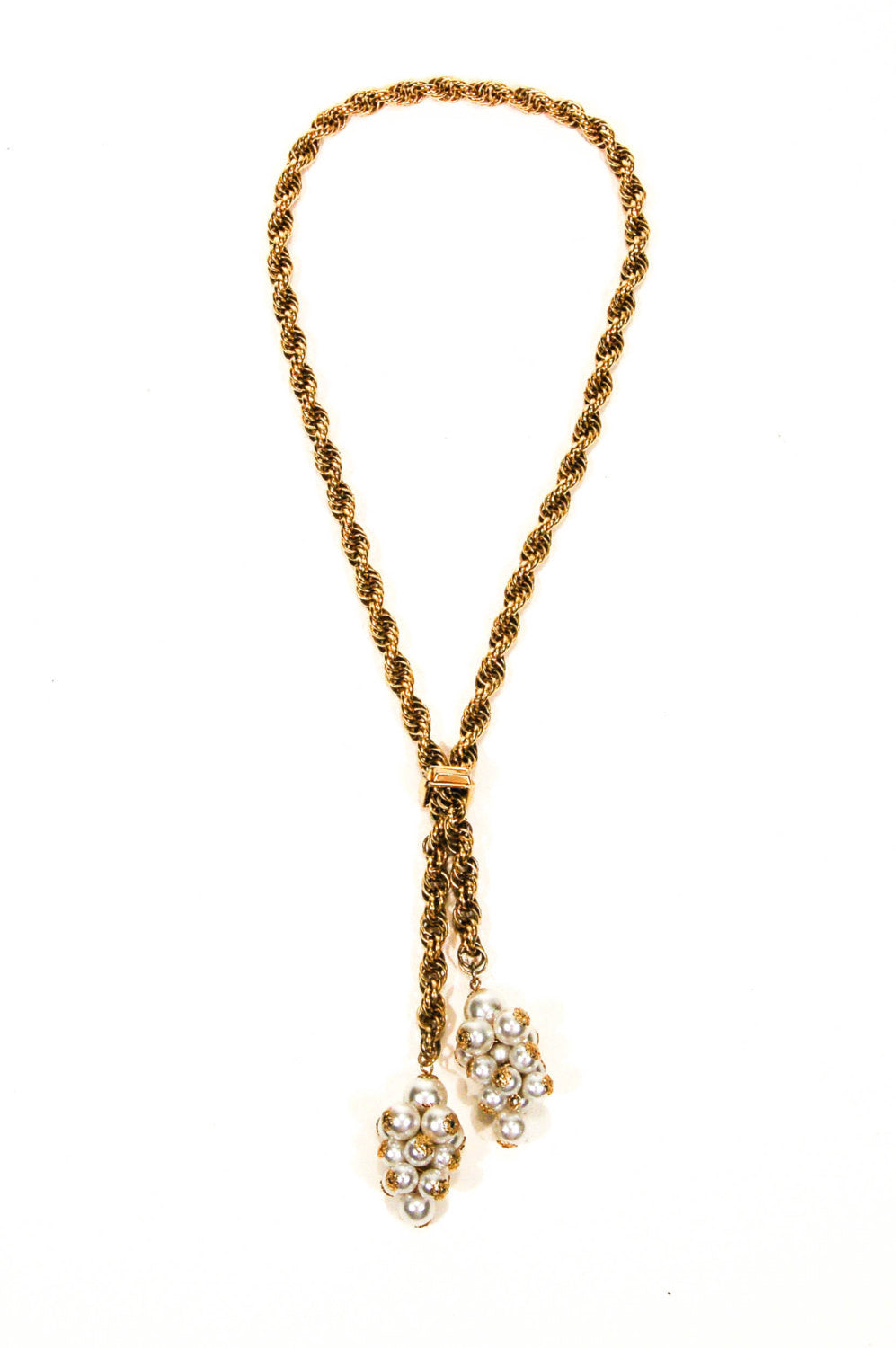 1970's Pearl Tassel Necklace by Lariat by 1970's - Vintage Meet Modern Vintage Jewelry - Chicago, Illinois - #oldhollywoodglamour #vintagemeetmodern #designervintage #jewelrybox #antiquejewelry #vintagejewelry