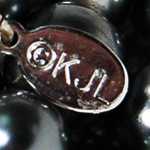 Coiled Black Pearl Adjustable Bracelet by KJL by KJL - Vintage Meet Modern Vintage Jewelry - Chicago, Illinois - #oldhollywoodglamour #vintagemeetmodern #designervintage #jewelrybox #antiquejewelry #vintagejewelry