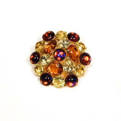 Dragons Breath Brooch Colored Rhinestone Brooch by 1960s Vintage - Vintage Meet Modern Vintage Jewelry - Chicago, Illinois - #oldhollywoodglamour #vintagemeetmodern #designervintage #jewelrybox #antiquejewelry #vintagejewelry