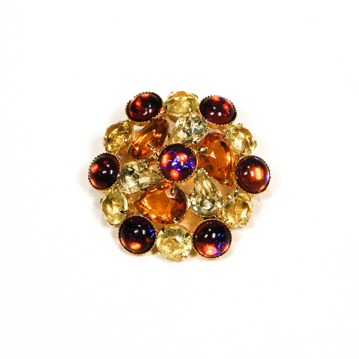 Dragons Breath Brooch Colored Rhinestone Brooch