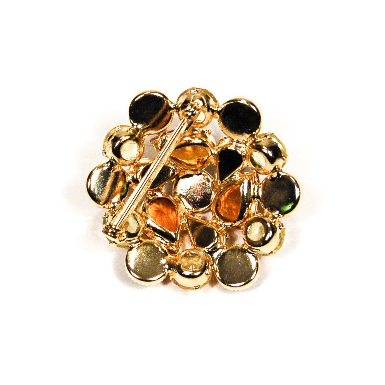 Dragons Breath Brooch Colored Rhinestone Brooch by 1960s Vintage - Vintage Meet Modern Vintage Jewelry - Chicago, Illinois - #oldhollywoodglamour #vintagemeetmodern #designervintage #jewelrybox #antiquejewelry #vintagejewelry