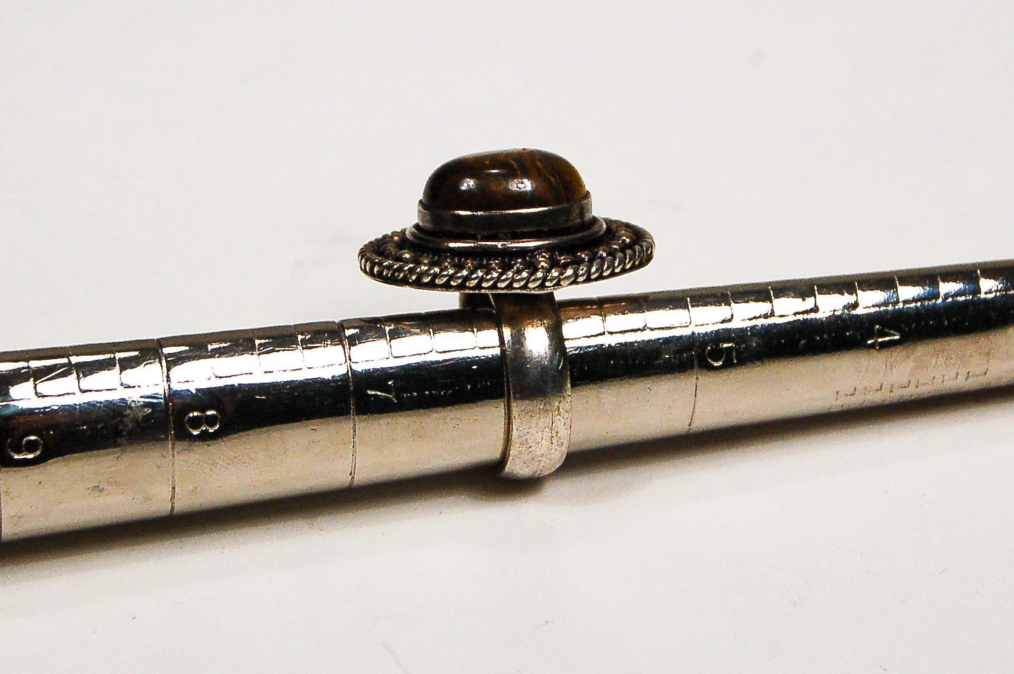 Boho Tigers Eye Sterling Silver Statement Ring by Sterling Silver - Vintage Meet Modern Vintage Jewelry - Chicago, Illinois - #oldhollywoodglamour #vintagemeetmodern #designervintage #jewelrybox #antiquejewelry #vintagejewelry