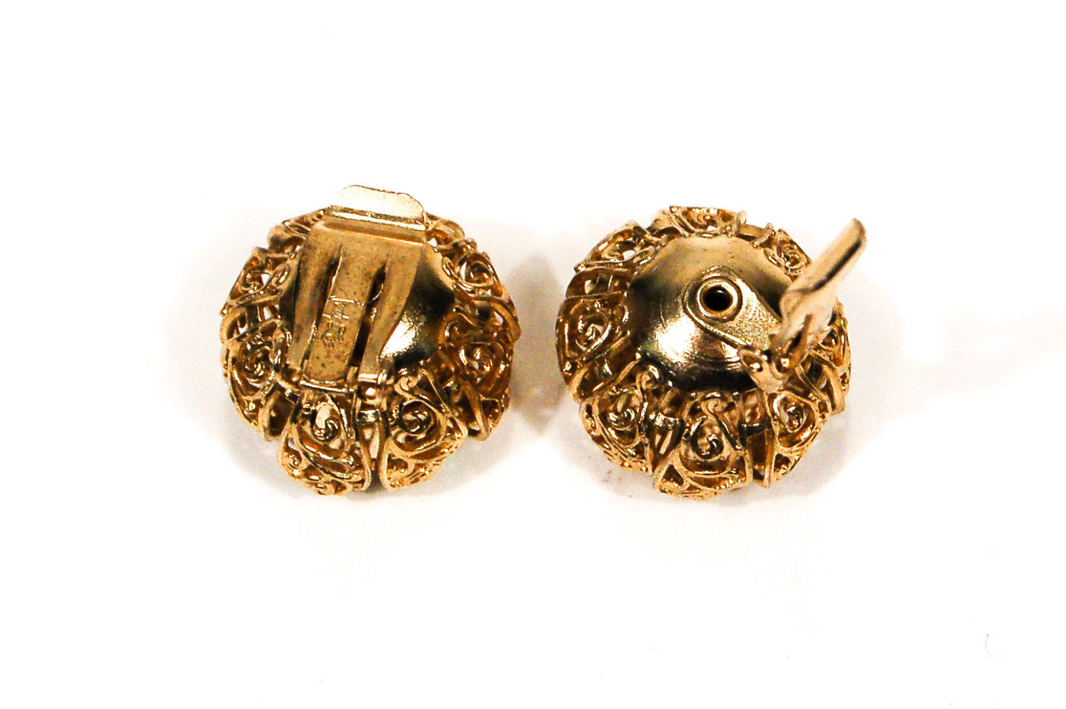 Rhinestone Aurora Borealis Earrings by Judy Lee by Judy Lee - Vintage Meet Modern Vintage Jewelry - Chicago, Illinois - #oldhollywoodglamour #vintagemeetmodern #designervintage #jewelrybox #antiquejewelry #vintagejewelry